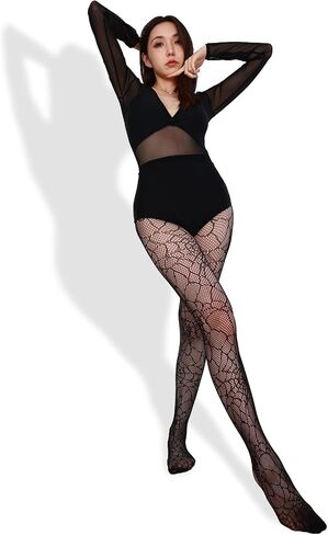 Patterned Fishnet Tights Pantyhose with Pattern Designs Fishnet Stockings for Women in Saudi Arabia
