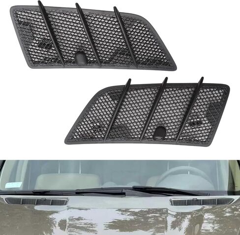 1648804305 Pair Hood Air Vents Grille Cover Fit for 2008-2011 Mercedes-Benz GL320 GL350 GL450 GL550 ML320 ML350 ML450 ML550 ML63 AMG Replace# 1648804405 in Saudi Arabia