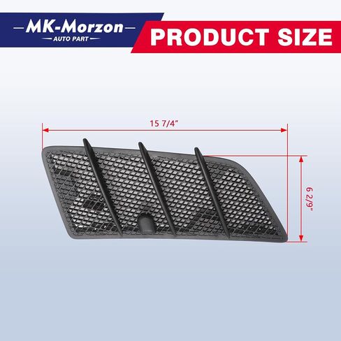 1648804305 Pair Hood Air Vents Grille Cover Fit for 2008-2011 Mercedes-Benz GL320 GL350 GL450 GL550 ML320 ML350 ML450 ML550 ML63 AMG Replace# 1648804405 in Saudi Arabia