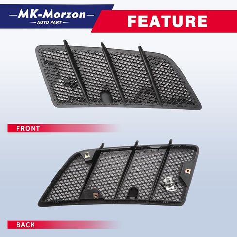 1648804305 Pair Hood Air Vents Grille Cover Fit for 2008-2011 Mercedes-Benz GL320 GL350 GL450 GL550 ML320 ML350 ML450 ML550 ML63 AMG Replace# 1648804405 in Saudi Arabia