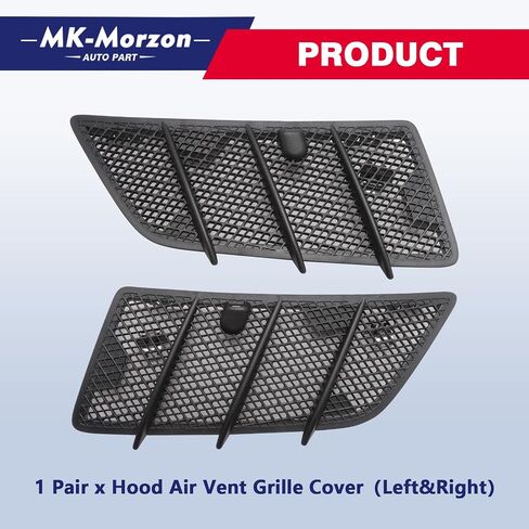 1648804305 Pair Hood Air Vents Grille Cover Fit for 2008-2011 Mercedes-Benz GL320 GL350 GL450 GL550 ML320 ML350 ML450 ML550 ML63 AMG Replace# 1648804405 in Saudi Arabia