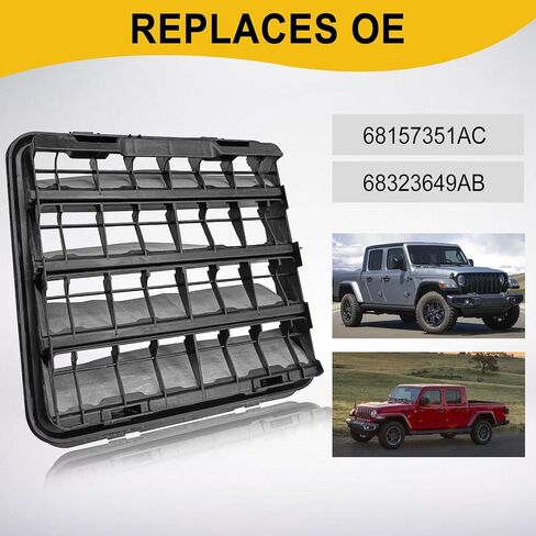 683323649AB فتحة جانب الجانب فتحات ضغط الهواء exhauster متوافقة مع الكلب RAM 1500 ، RAM 2500 RAM 3500 RAM 4500 ، JP Wrangler Gladiator ، CAB الخلفي ضغط الهواء تنفيس 2pcs in Saudi Arabia