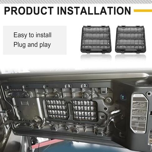 683323649AB فتحة جانب الجانب فتحات ضغط الهواء exhauster متوافقة مع الكلب RAM 1500 ، RAM 2500 RAM 3500 RAM 4500 ، JP Wrangler Gladiator ، CAB الخلفي ضغط الهواء تنفيس 2pcs in Saudi Arabia