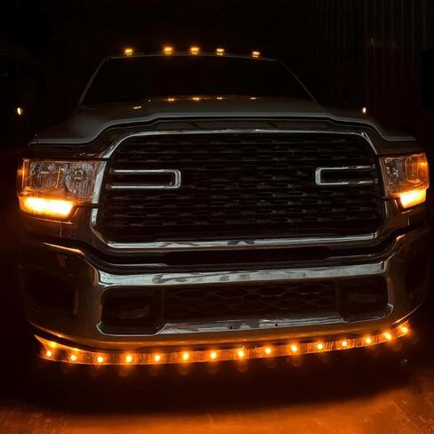 2025 Upgraded No Drill Cab Lights Solar Powered Cab Lights for Truck Vibration Sensor Solar Wireless Cab Lights for Truck Solar Power Cab Lights Durable Roof Marker Lights Cab Lights in Saudi Arabia