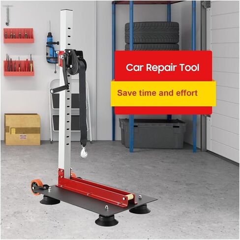 Pulling Tower Dent Car Body Repair Tools, Pneumatic Sheet Metal Lata Car Dent Puller Pulling Systems Machine, 15.8-39.4 Inch Height Adjustable for Auto Body Door Repair (800lbs) in Saudi Arabia