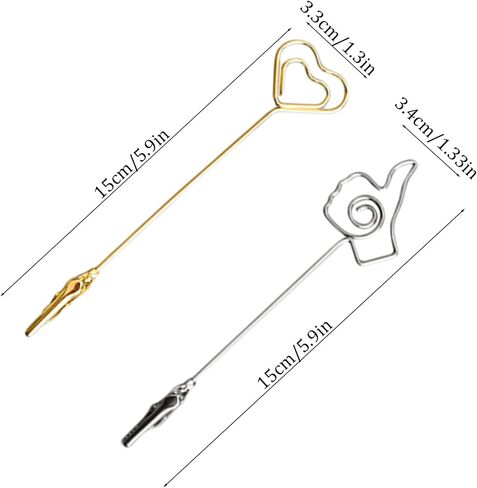 5PCS Clips for Joints, Place Card Holders, Multi-Functional Picture Holders for Tables, Metal Matchstick Extenders, Bracelet Helper Tool for Jewelry Bracelet Necklace in Saudi Arabia