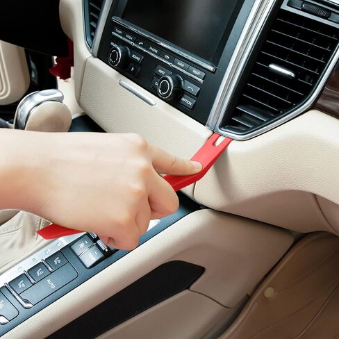 AXELECT 5 Pack Auto Trim Removal Tool Kit, Car Panel Door Window Tools Kit,Auto Clip Fastener Remover Pry Tool Set(Red) in Kuwait