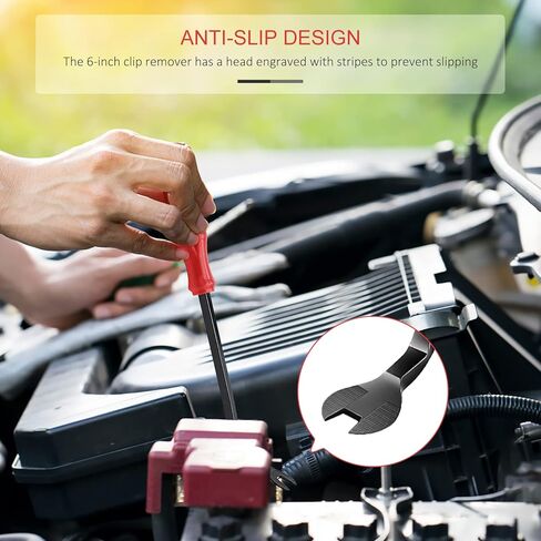 AXELECT 5 Pack Auto Trim Removal Tool Kit, Car Panel Door Window Tools Kit,Auto Clip Fastener Remover Pry Tool Set(Red) in Kuwait