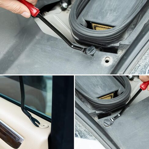 AXELECT 5 Pack Auto Trim Removal Tool Kit, Car Panel Door Window Tools Kit,Auto Clip Fastener Remover Pry Tool Set(Red) in Kuwait