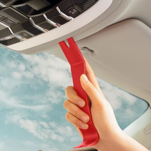 AXELECT 5 Pack Auto Trim Removal Tool Kit, Car Panel Door Window Tools Kit,Auto Clip Fastener Remover Pry Tool Set(Red) in Kuwait