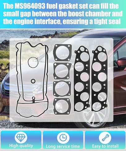 Fuel Injection Plenum Gasket Fits for Honda Pilot/Accord/Odyssey/Crosstour/Ridgeline/Acura ZDX TSX RDX MDX RL TL Intake Manifold Gasket 2005-2017 3.0 3.2 3.5 3.7L Replace MS964093,MS 96409-3 in Saudi Arabia