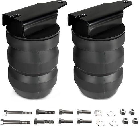 GMRCK25S Rear Suspension Helper Spring Kit Compatible with Chevrolet Silverado 1500 1999-2007 Silverado 2500 1999-2010 GMC Sierra 1500 1999-2006 Sierra 2500 1999-2010 in Saudi Arabia