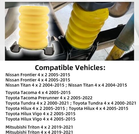 SSR-610-40 التعليق الخلفي للهواء هو استبدال طقم زنبرك هيف هيف لنيسان فرونتير ، تيتان | Toyota Tacoma ، Tacoma Prerunner ، Tundra ، Hilux | ميتسوبيشي تريتون | يتوقف عثرة المساعد الينابيع والأزرق in Kuwait