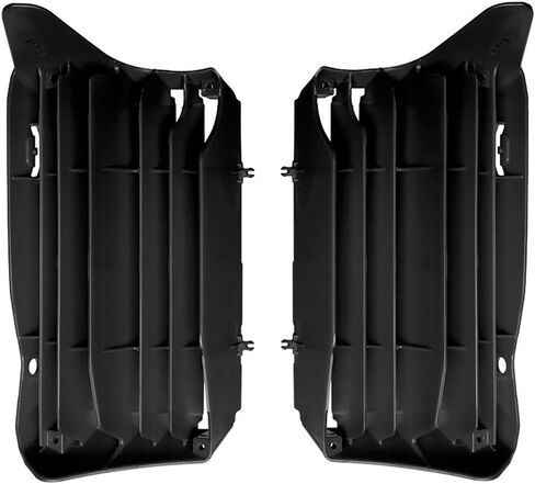 Polisport Radiator Louvers – Black Panels for Honda CRF 250R/250RX (2022-2024) Honda CRF 450R/450RX (2021-2024) – OEM Fit, Durable Plastic, Enhanced Airflow, Easy Installation in Saudi Arabia