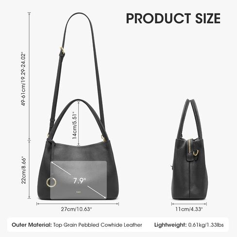Kattee Leather Purses for Women,Crossbody Bags for Women Trendy 2025,Top Handle Handbags Satchel Bags with Adjustable Strap in Saudi Arabia