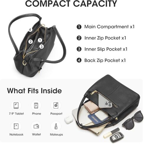 Kattee Leather Purses for Women,Crossbody Bags for Women Trendy 2025,Top Handle Handbags Satchel Bags with Adjustable Strap in Saudi Arabia