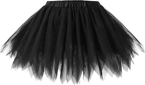 Spooktacular Creations Women's Ballet Bubble Skirt, Halloween Elastic Tutu Skirt for Halloween Party Cosplay in Saudi Arabia
