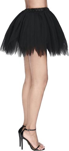 Spooktacular Creations Women's Ballet Bubble Skirt, Halloween Elastic Tutu Skirt for Halloween Party Cosplay in Saudi Arabia