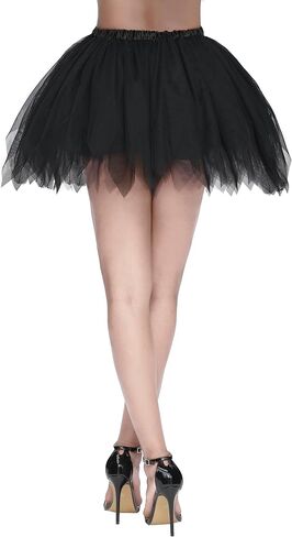 Spooktacular Creations Women's Ballet Bubble Skirt, Halloween Elastic Tutu Skirt for Halloween Party Cosplay in Saudi Arabia