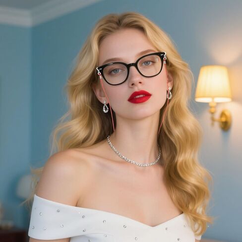 uxcell Braided Eyeglasses Strap, Eyeglass Chain for Women and Men, Elegant Weaving Sunglasses Lanyards Holder in Saudi Arabia