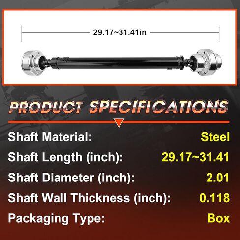 Front Complete Drive Shaft Fit for Ford F-150 2011-2017, Fit for Expedition & Lincoln Navigator 2015-2017, 4WD AWD, Prop Shaft Driveshaft Assembly Replace# FL3Z4A376A, BL3Z4A376B in Saudi Arabia
