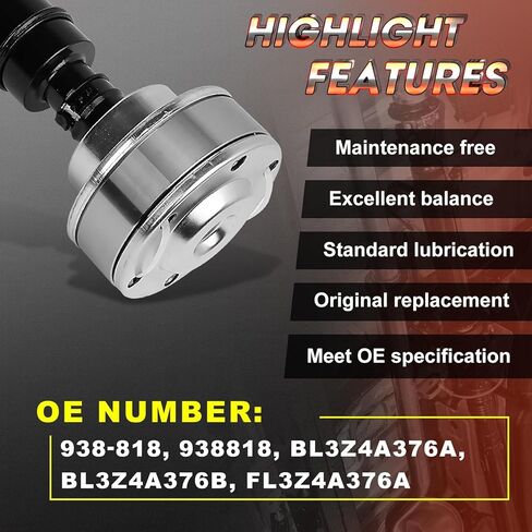 Front Complete Drive Shaft Fit for Ford F-150 2011-2017, Fit for Expedition & Lincoln Navigator 2015-2017, 4WD AWD, Prop Shaft Driveshaft Assembly Replace# FL3Z4A376A, BL3Z4A376B in Saudi Arabia