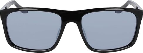 Nike Men's Modern Standard Sunglasses, 010 Black Polar Silver Fl, 54 in Saudi Arabia
