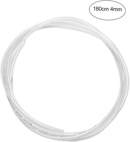 Windshield Washer Hose 180cm 4mm Clear Fit for Cars Trucks Buses and Ships High Pressure PVC Tube for Window Washer Jet and Liquid Transfer in Saudi Arabia