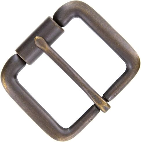 Belts.com P-3456-SRTP Antique Silver Square Roller Buckle in Saudi Arabia