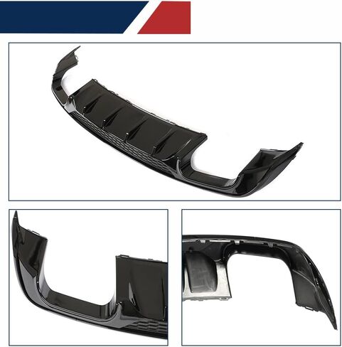 Carbon Fiber Rear Diffuser for Audi S3 A3 Sline Sedan 2014-2016 Bumper Cover Lower Lip Spoiler Valance Protector Body Kits Factory Outlet NOT for A3 Base Models. in Saudi Arabia