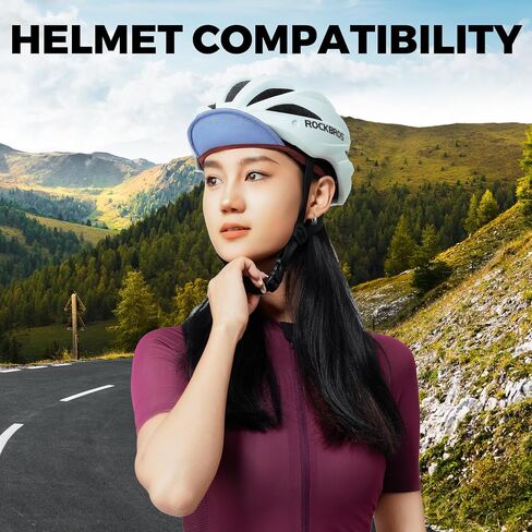 ROCKBROS Cycling Cap Bike Cap with Sun Visor Cooling Skull Cap Helmet Liner Sun Protection Running Hat for Men Under Helmet in Saudi Arabia