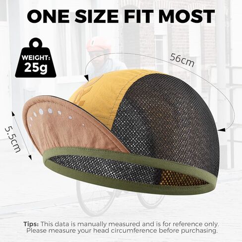 ROCKBROS Cycling Cap Bike Cap with Sun Visor Cooling Skull Cap Helmet Liner Sun Protection Running Hat for Men Under Helmet in Saudi Arabia