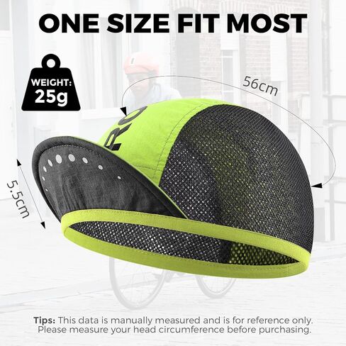 ROCKBROS Cycling Cap Bike Cap with Sun Visor Cooling Skull Cap Helmet Liner Sun Protection Running Hat for Men Under Helmet in Saudi Arabia