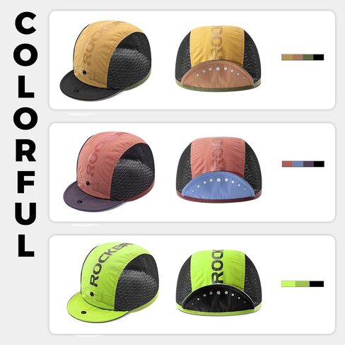 ROCKBROS Cycling Cap Bike Cap with Sun Visor Cooling Skull Cap Helmet Liner Sun Protection Running Hat for Men Under Helmet in Saudi Arabia
