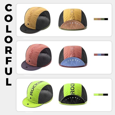 ROCKBROS Cycling Cap Bike Cap with Sun Visor Cooling Skull Cap Helmet Liner Sun Protection Running Hat for Men Under Helmet in Saudi Arabia