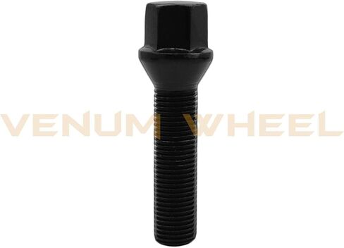 10 PCS مسحوق أسود مطلي M14x1.5 مسامير العروة مقعد مخروطية 60 مم in Saudi Arabia