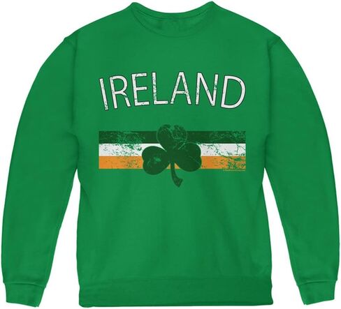 Old Glory St. Patricks Day - Ireland Youth Sweatshirt Green YMD in Saudi Arabia