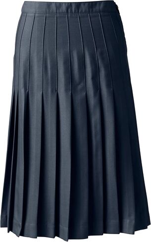 Lands' End School Uniform Women's Solid Pleated Skirt Below The Knee in Saudi Arabia