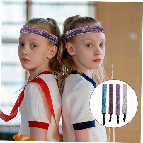 4pcs الأولاد عصابات الرؤوس للرياضة الترتر الفتى الفتاة تمرين رئيس الفتيات والفتيات الرياضة Hairband in Kuwait