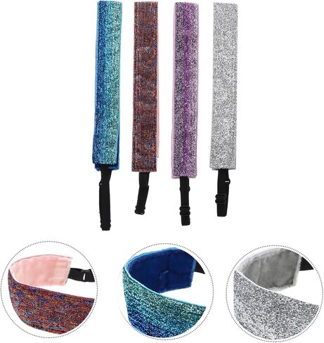 4pcs الأولاد عصابات الرؤوس للرياضة الترتر الفتى الفتاة تمرين رئيس الفتيات والفتيات الرياضة Hairband in Kuwait