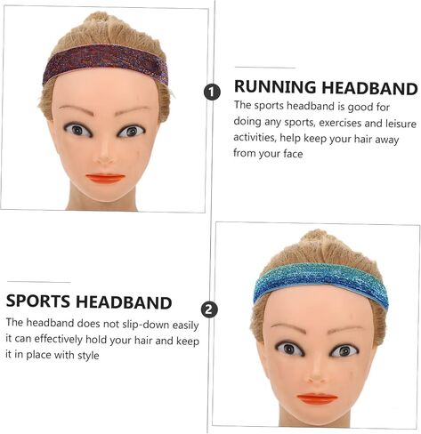 4pcs الأولاد عصابات الرؤوس للرياضة الترتر الفتى الفتاة تمرين رئيس الفتيات والفتيات الرياضة Hairband in Kuwait
