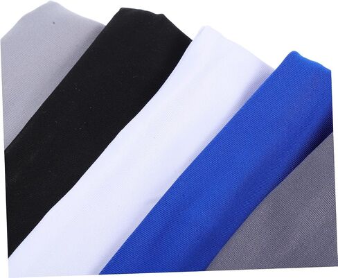 5pcs Sports Headbands Soft Elastic Wicking Hairbands for Boys Quick Dry Sweatbands for Soccer Basketball Running Versatile Use Gentle Skin Modern Sporty Design in Saudi Arabia