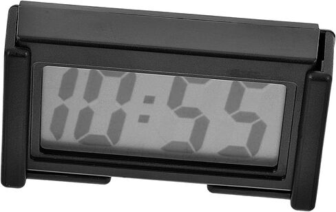 Cabilock Compact Mini Digital Clock for Car Dashboard Small Plastic Vehicle Clock for Auto Dash Portable Tiny Digital Display Suitable for Home and Office Use in Saudi Arabia