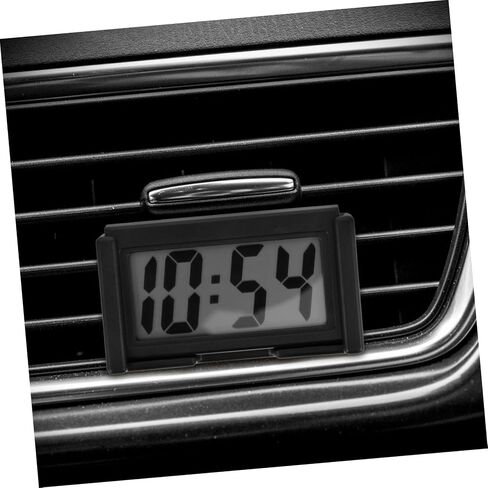 Cabilock Compact Mini Digital Clock for Car Dashboard Small Plastic Vehicle Clock for Auto Dash Portable Tiny Digital Display Suitable for Home and Office Use in Saudi Arabia