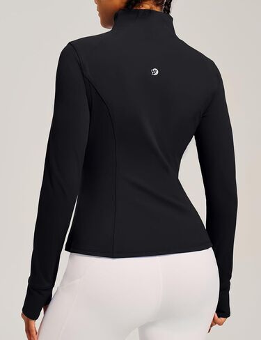 سترات التمرين للسيدات Iuga BBL الجري على السترات الرياضية خفيفة الوزن الكامل zip up slim fit for women with thumb boles in Saudi Arabia