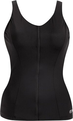 Princess Seam Zippered Top Swimsuit in Kuwait