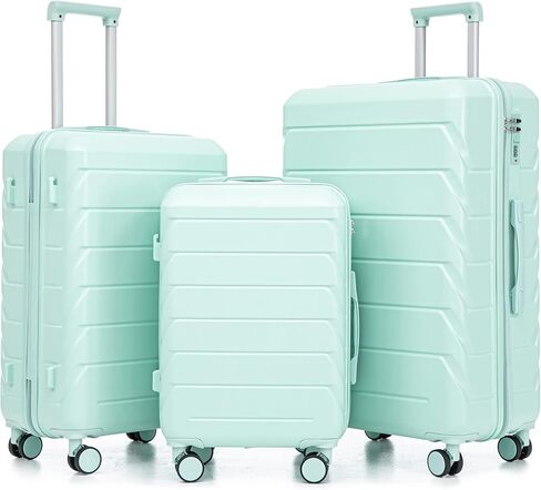 Merax 20 "/24"/28 "3 أجهزة كمبيوتر/مجموعة في أمتعة عجلات ABS ، حمل على حقيبة ، قفل مزيج in Saudi Arabia