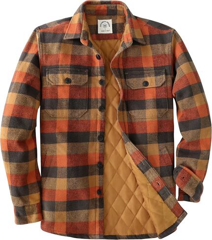 Dubinik® Mens Mens Flannel Shirt للرجال سترة خفيفة الوزن فطا in Kuwait