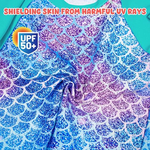 3 PCS Girls Swimsuit Swimsust Guard Swimsuit Quick Dry Tankini Suits Girls 'Girls' 4-8 Years in Kuwait