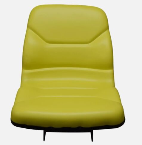 Tractor Seat with Flip-Up Bracket Compatible with John Deere Compact Tractor Models: 1070, 3005, 4005, 670, 770, 790, 870, 970, 990; Replaces JD part numbers M805158 & M803465; Yellow; 108000YE+901002 in Saudi Arabia